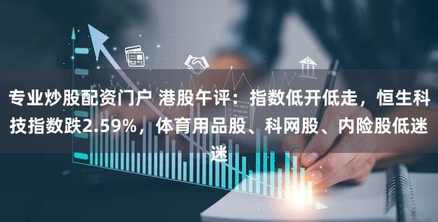 专业炒股配资门户 港股午评：指数低开低走，恒生科技指数跌2.59%，体育用品股、科网股、内险股低迷