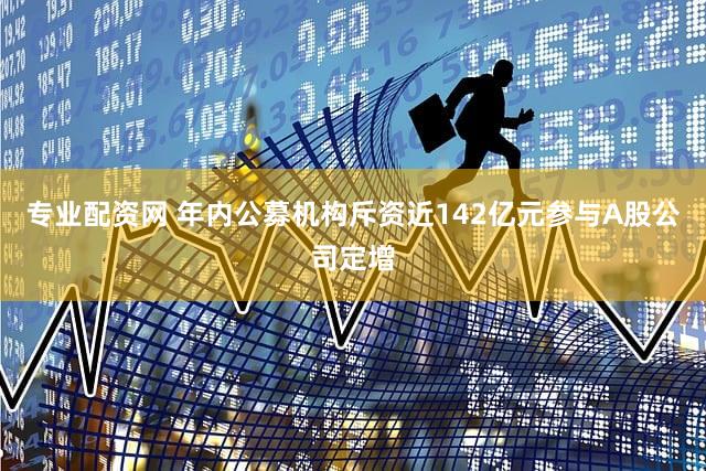 专业配资网 年内公募机构斥资近142亿元参与A股公司定增