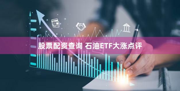股票配资查询 石油ETF大涨点评