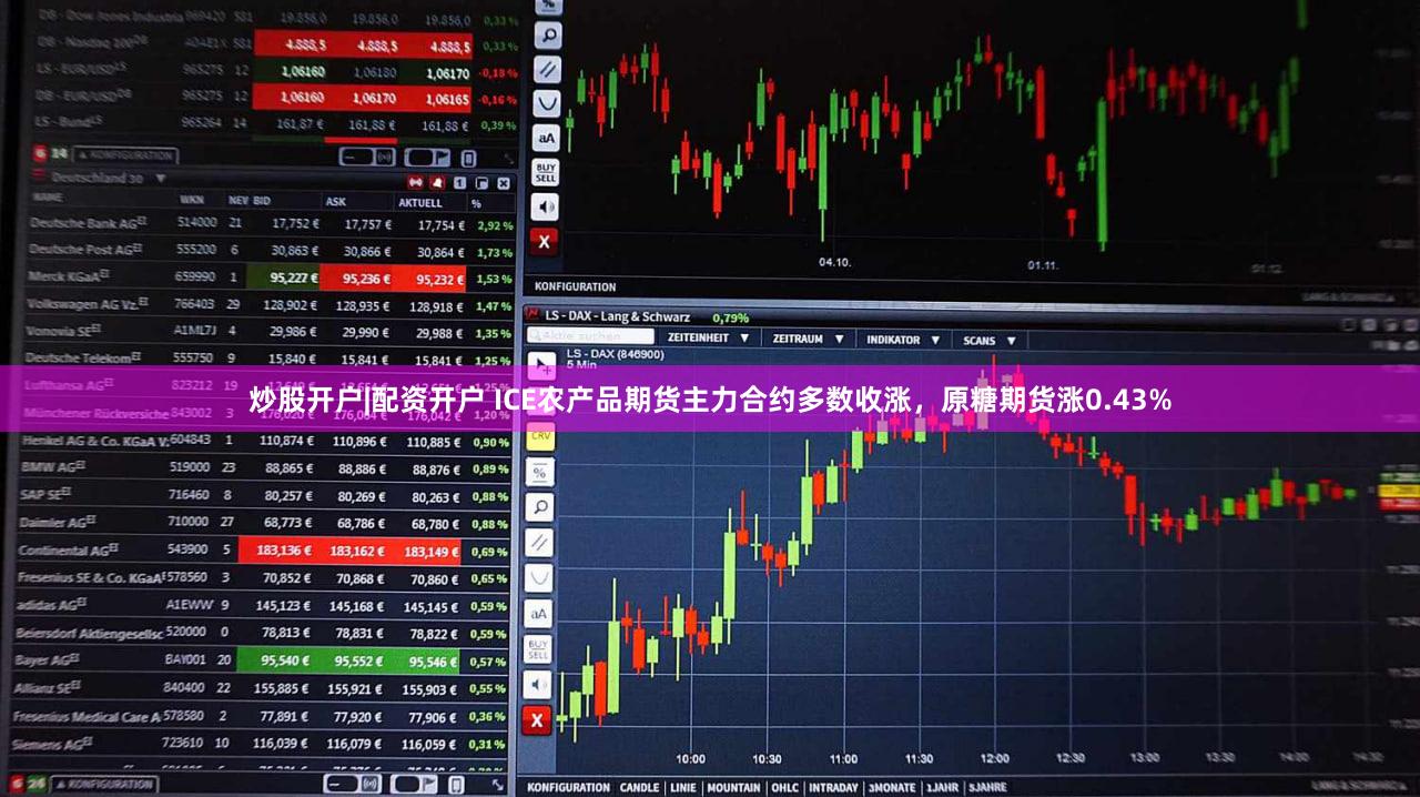 炒股开户|配资开户 ICE农产品期货主力合约多数收涨，原糖期货涨0.43%