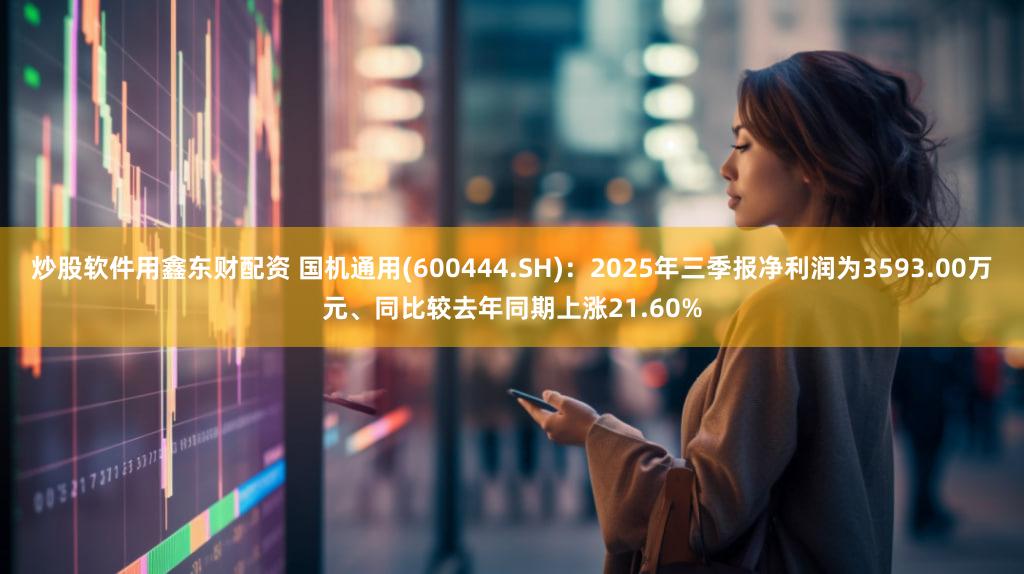 炒股软件用鑫东财配资 国机通用(600444.SH)：2025年三季报净利润为3593.00万元、同比较去年同期上涨21.60%
