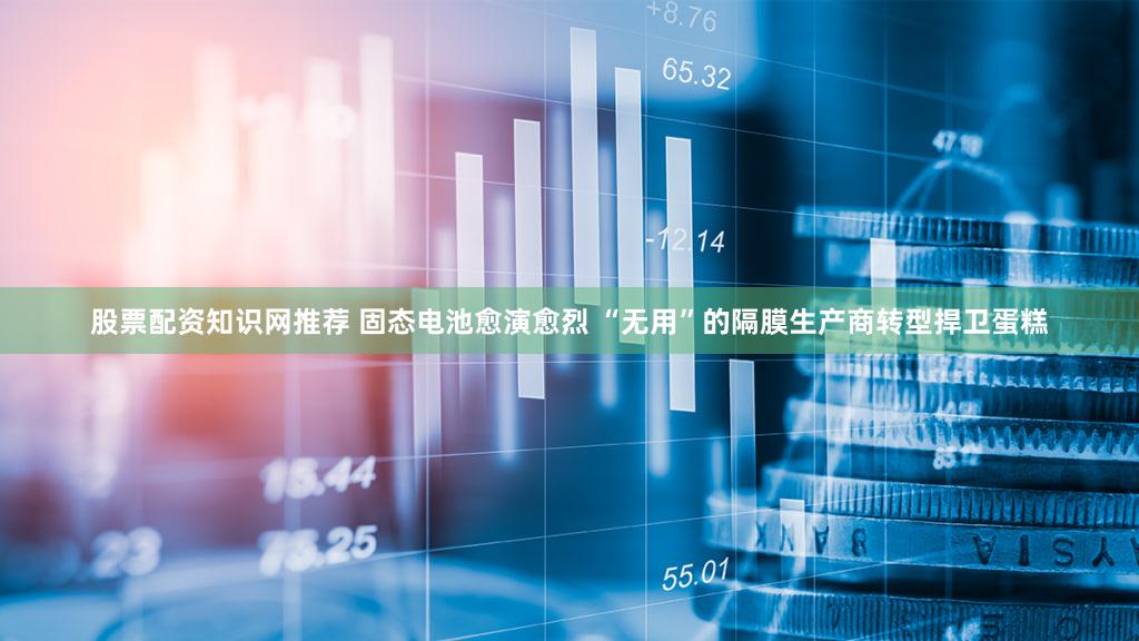 股票配资知识网推荐 固态电池愈演愈烈 “无用”的隔膜生产商转型捍卫蛋糕