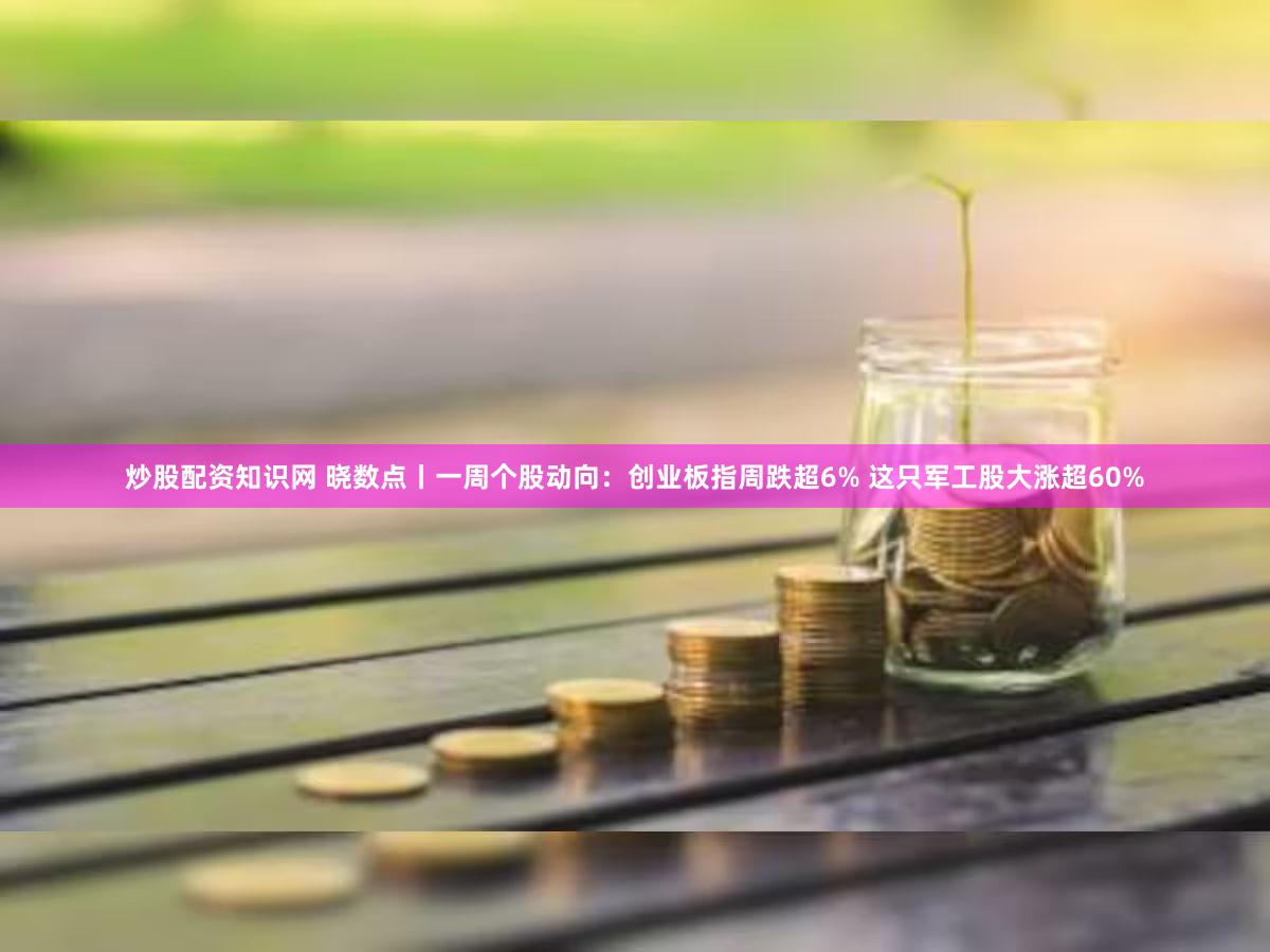 炒股配资知识网 晓数点丨一周个股动向：创业板指周跌超6% 这只军工股大涨超60%