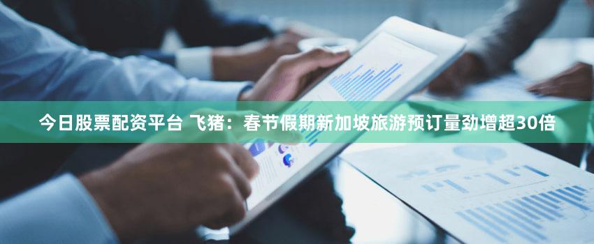 今日股票配资平台 飞猪：春节假期新加坡旅游预订量劲增超30倍