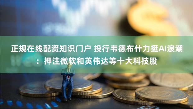 正规在线配资知识门户 投行韦德布什力挺AI浪潮：押注微软和英伟达等十大科技股