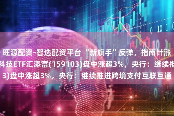 旺源配资-智选配资平台 “新旗手”反弹，指南针涨超11%创新高，金融科技ETF汇添富(159103)盘中涨超3%，央行：继续推进跨境支付互联互通