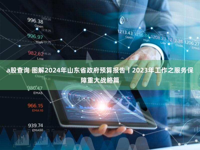 a股查询 图解2024年山东省政府预算报告丨2023年工作之服务保障重大战略篇